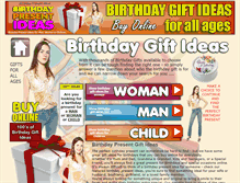 Tablet Screenshot of birthdaypresent.org.uk