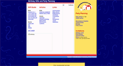 Desktop Screenshot of birthdaypresent.com